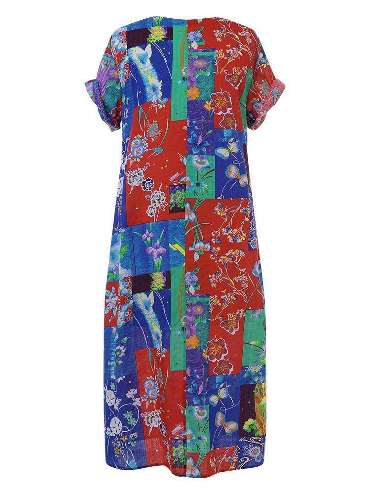 Summer New Style Printed Plus Size Women's Dress