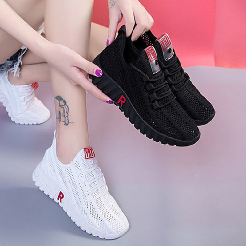 Women Tennis Shoes Bottom Sneakers Gym Female Sport Walking Breathable Mesh Women Sneakers Lightweight Sports Running Shoes