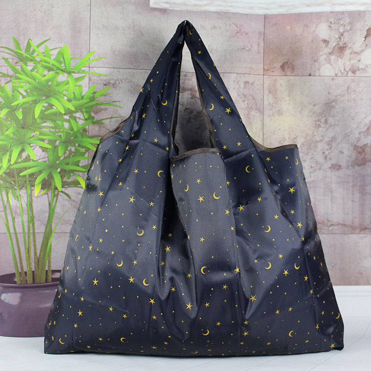 Shopping Bag Eco-friendly Portable Grocery Shopping Bag Foldable Portable Nylon Cloth