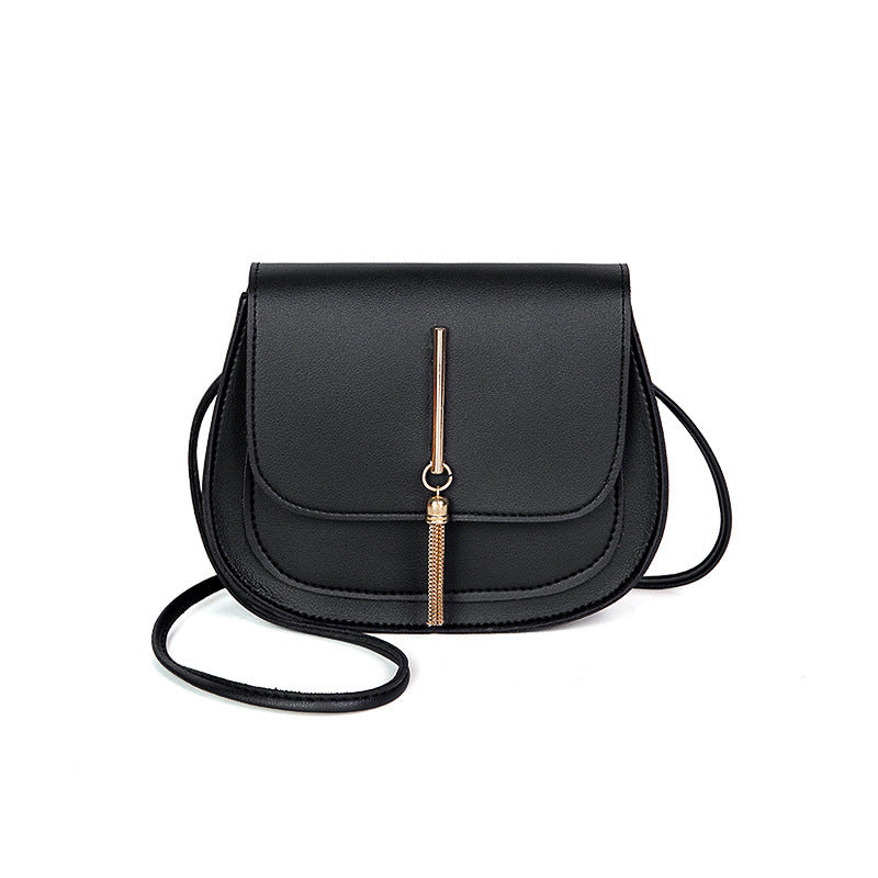 Tassel small round bag