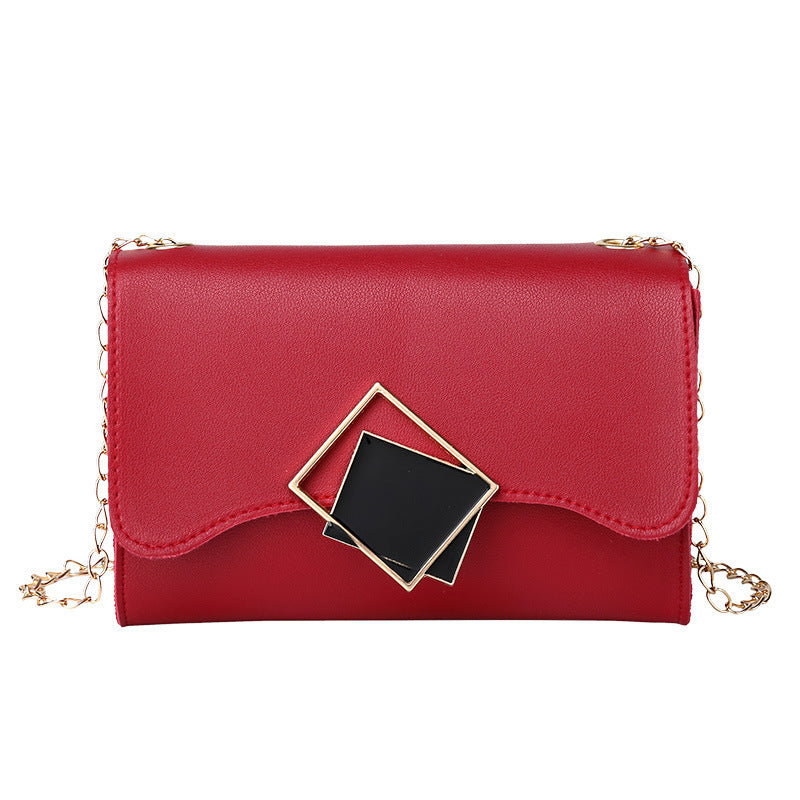 Square Buckle One-shoulder Chain Small Square Bag