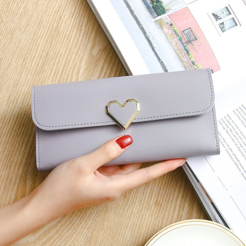 Women's Long Multi-Card Buckle Mobile Phone Wallet