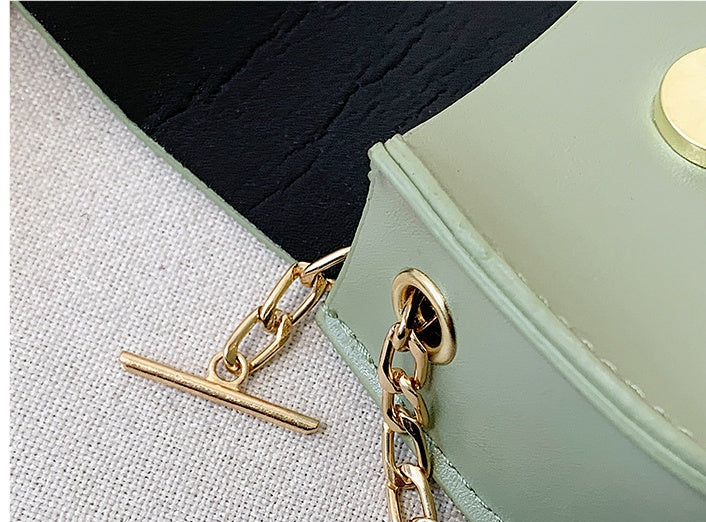 Summer Shoulder Bag Fashion Chain Crossbody Saddle