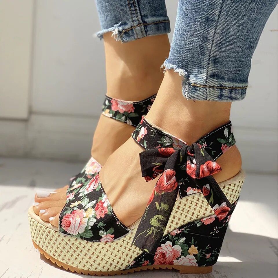 Women's Fashion Wedge Fish Mouth Sandals