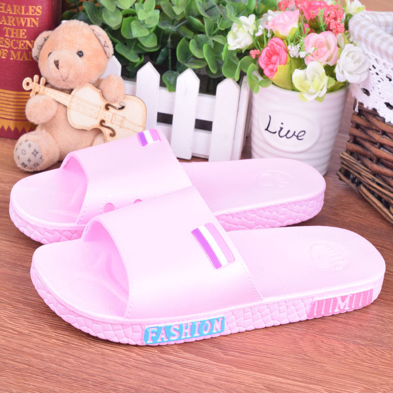 Summer lovers home bathroom cool slippers men and women floor antiskid plastic bath home slippers