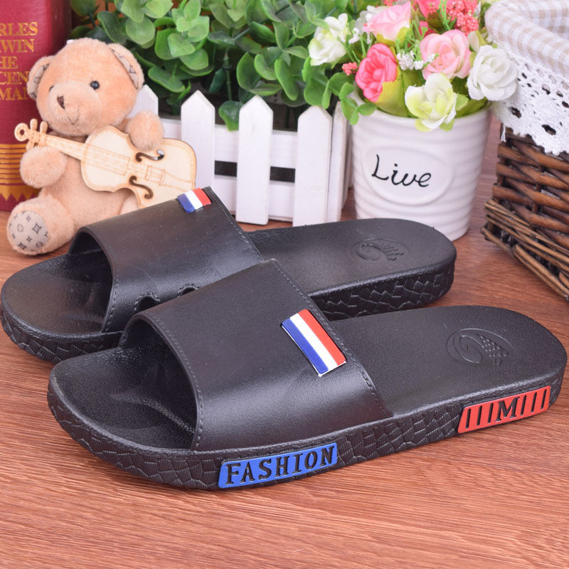 Summer lovers home bathroom cool slippers men and women floor antiskid plastic bath home slippers