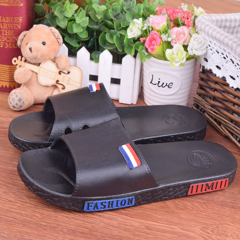 Summer lovers home bathroom cool slippers men and women floor antiskid plastic bath home slippers