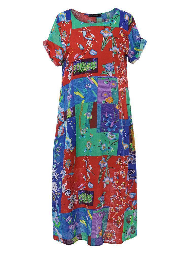 Summer New Style Printed Plus Size Women's Dress