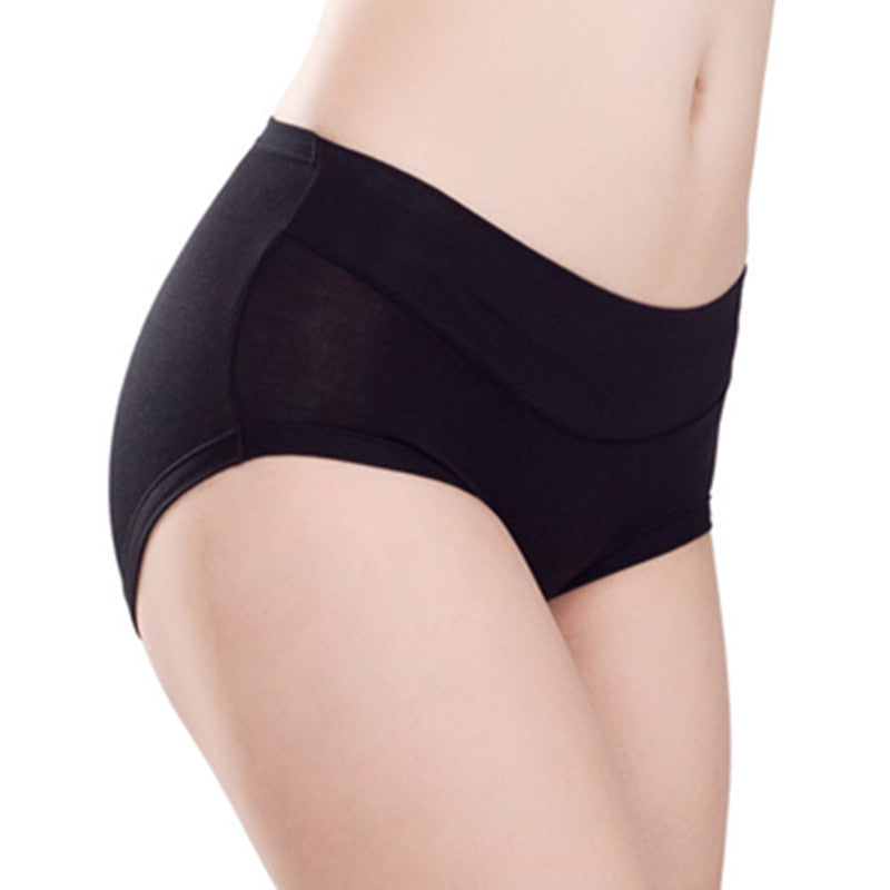 Women's Mid Waist Plus Size Seamless Brief Briefs