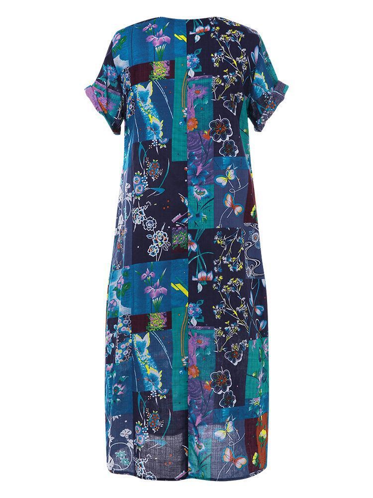 Summer New Style Printed Plus Size Women's Dress