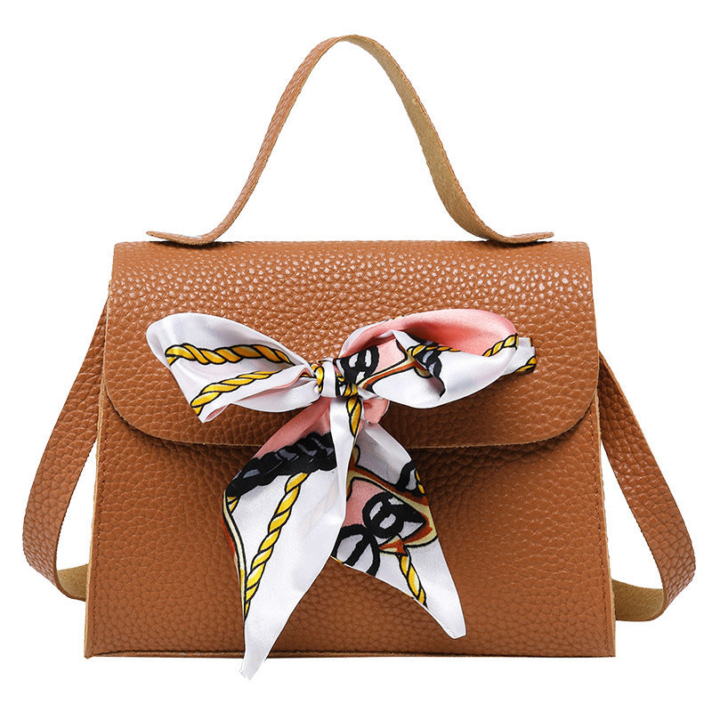 Small square bag ribbon bow Handbag Shoulder Bag