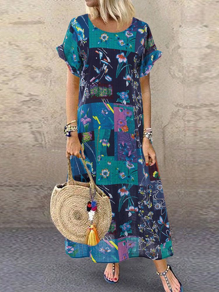 Summer New Style Printed Plus Size Women's Dress