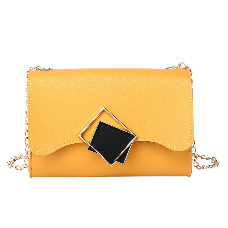 Square Buckle One-shoulder Chain Small Square Bag